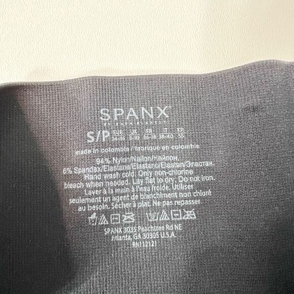 Spanx Pants Womens Small Legging Compression Black Cropped Ladies - Picture 7 of 9